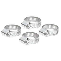[10021] Abrazadera 4 de acero inoxidable, blister con 4 pzas